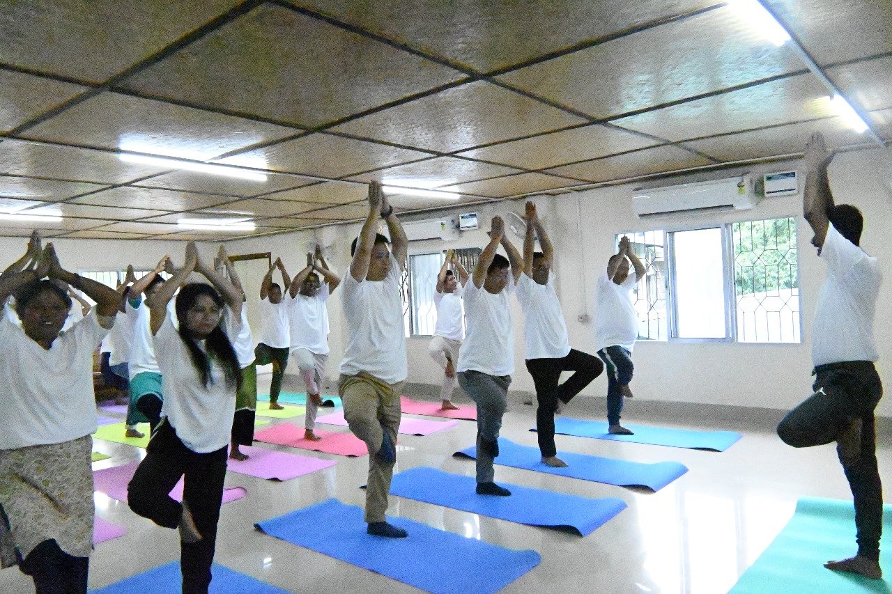 International Yoga Day celebration at NECBDC